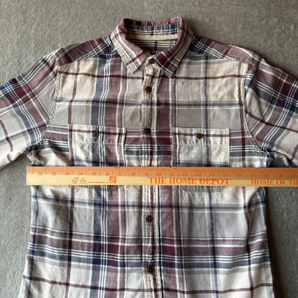 Goodfellow & Co Old Navy Pearl Snap Mossimo Mens Plaid Button Down Shirts Med Sm - Picture 13 of 15
